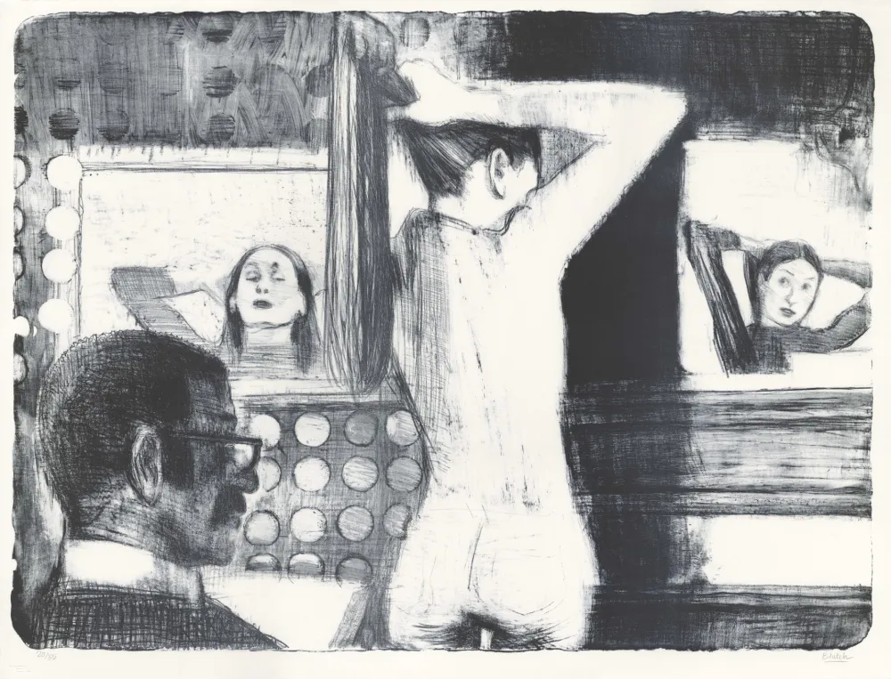 Lithograph Blutch - Roach