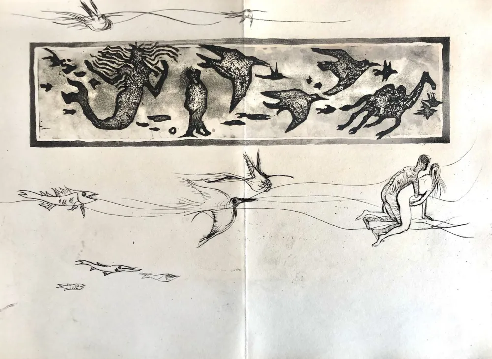 Etching And Aquatint Bo - Le Meneur d'ombres