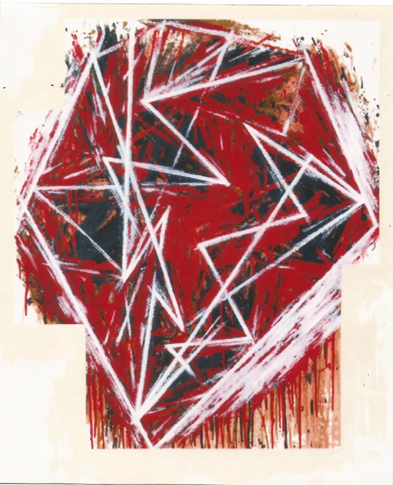 Screenprint Bochner - Untitled