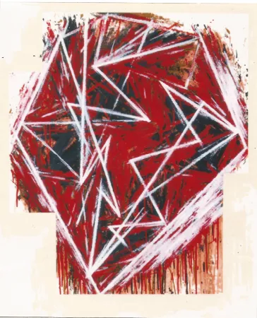 Screenprint Bochner - Untitled