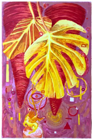 Lithograph Boesen - Monstera Monstera II