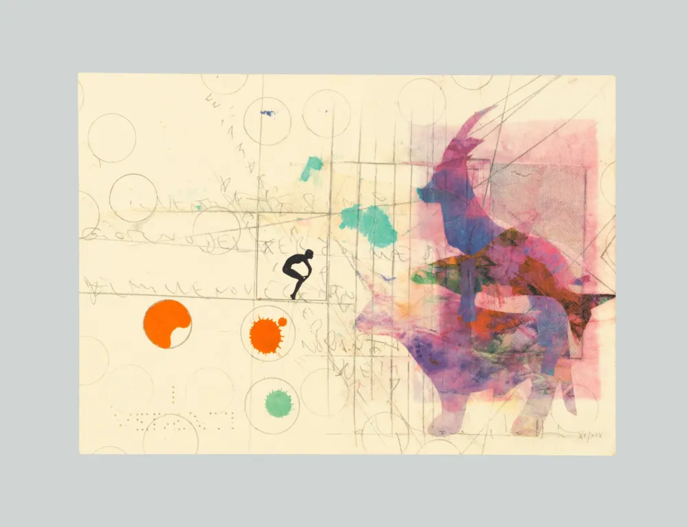 Lithograph Boetti - Boetti A4