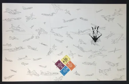 Screenprint Boetti - Twinings - Archived by Fondazione Boetti