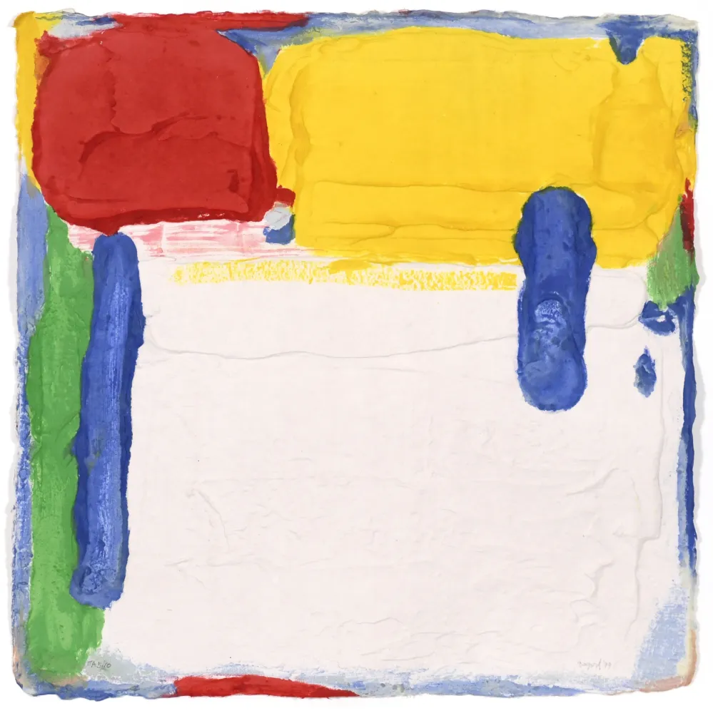 Etching Bogart - Untitled (Rouge, jaune, bleu, vert) 