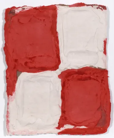 Etching Bogart - Untitled (white - red)