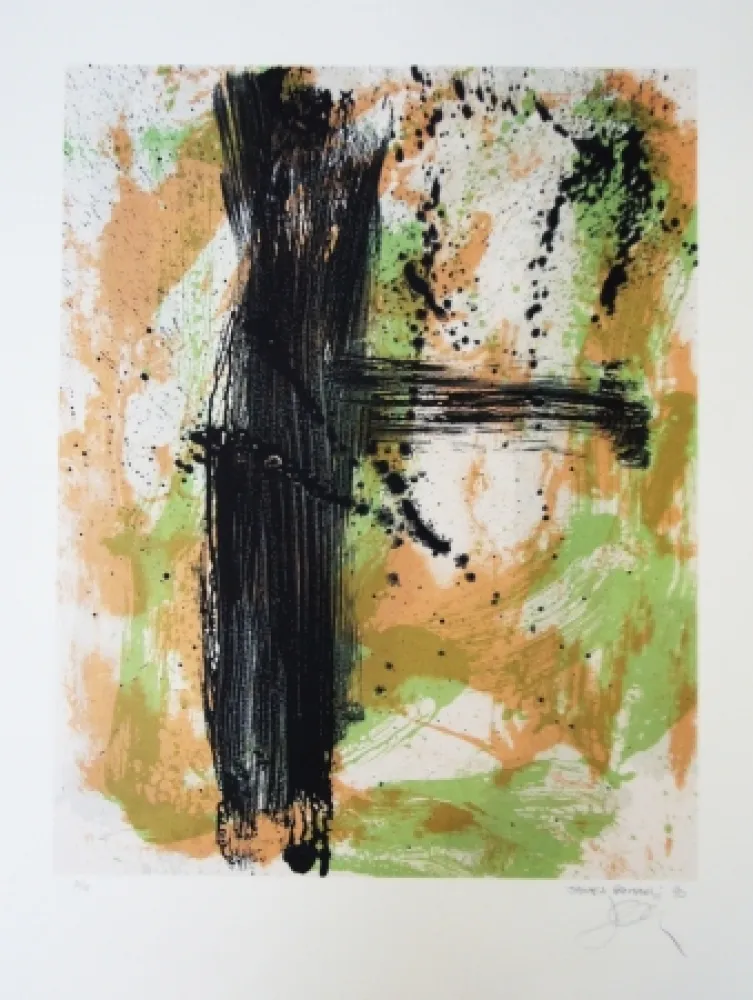 Lithograph Bohary - Summer fall