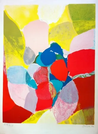 Lithograph Bolin - Composition 3