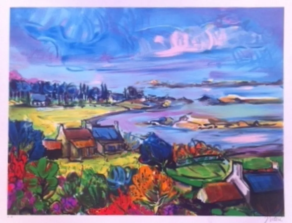 Lithograph Bolorè  - La bretagne