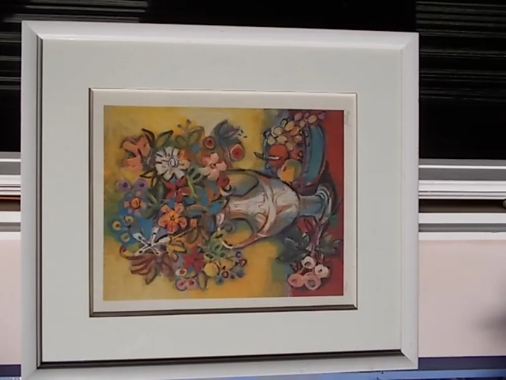 Lithograph Bolorè  - Le Bouquet