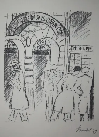 Etching Bonabel - Louis-Ferdinand Céline - Gravure Originale 