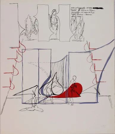 Lithograph Bonalumi - Composizione