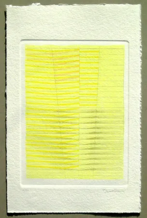 Etching And Aquatint Bonalumi - Senza titolo