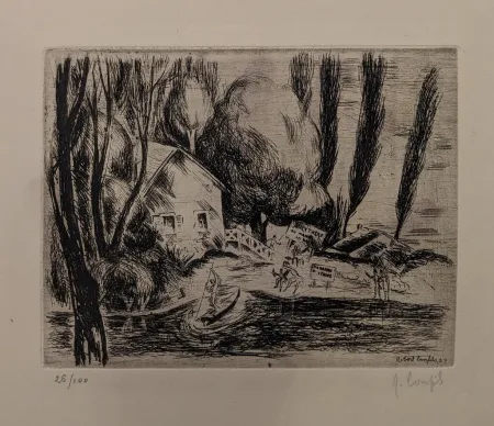 Etching Bonfils - A Cythère