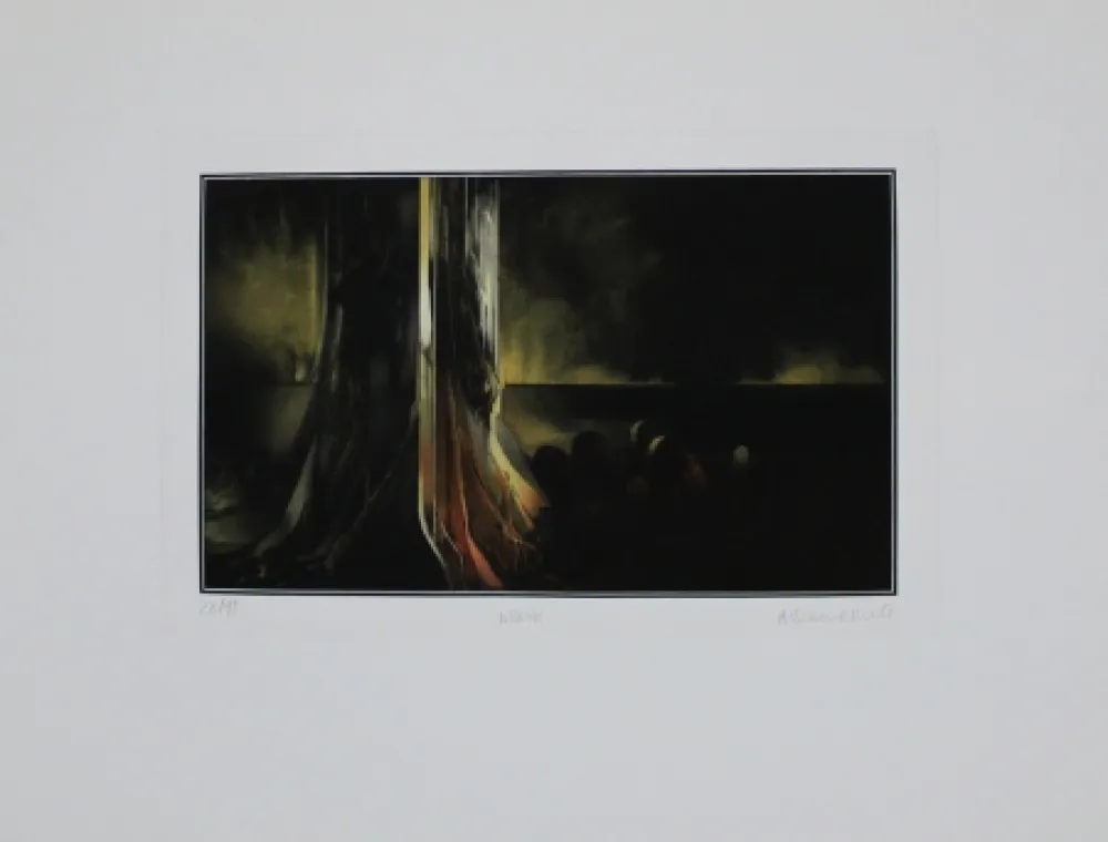 Etching And Aquatint Bongibault - Nagas