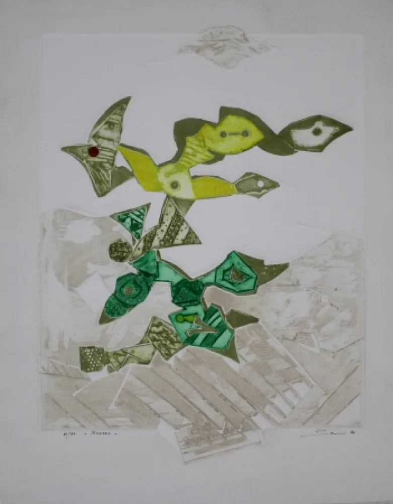 Etching And Aquatint Boni - Brezza