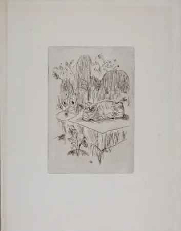 Engraving Bonnard - La Vie de Sainte Monique (C), 1930