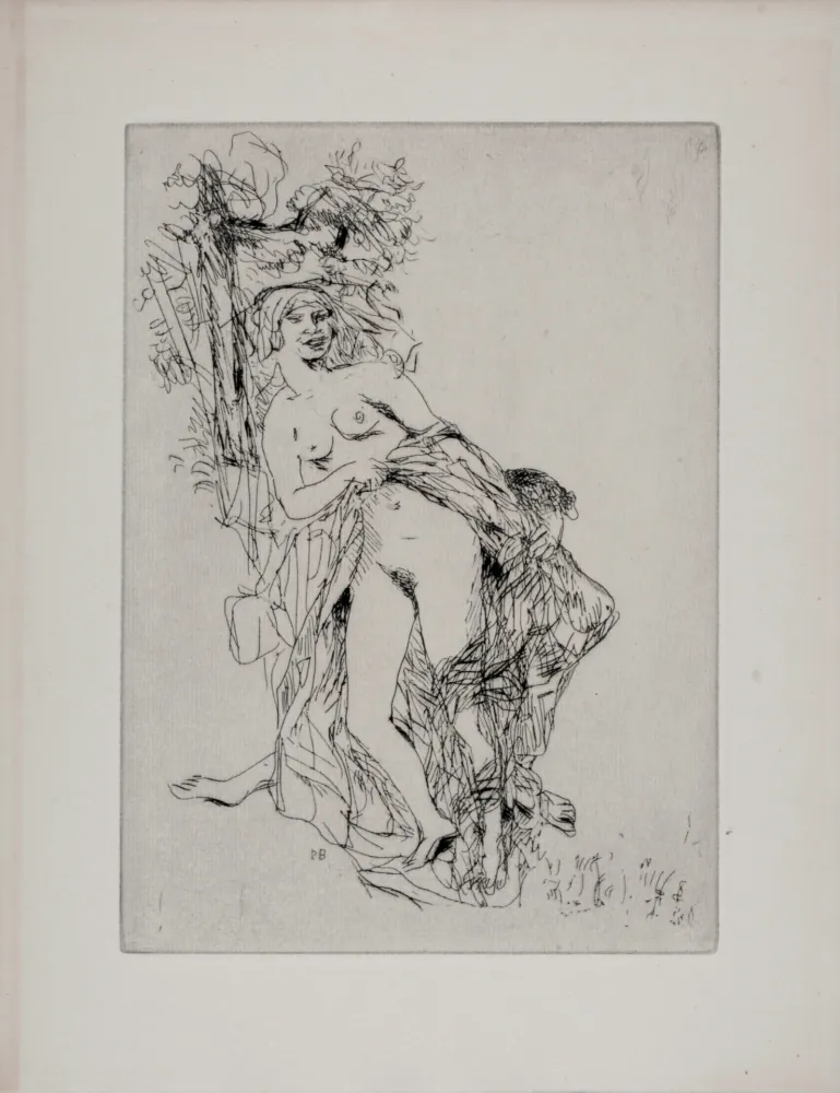 Lithograph Bonnard - La Vie de Sainte Monique (D), 1930