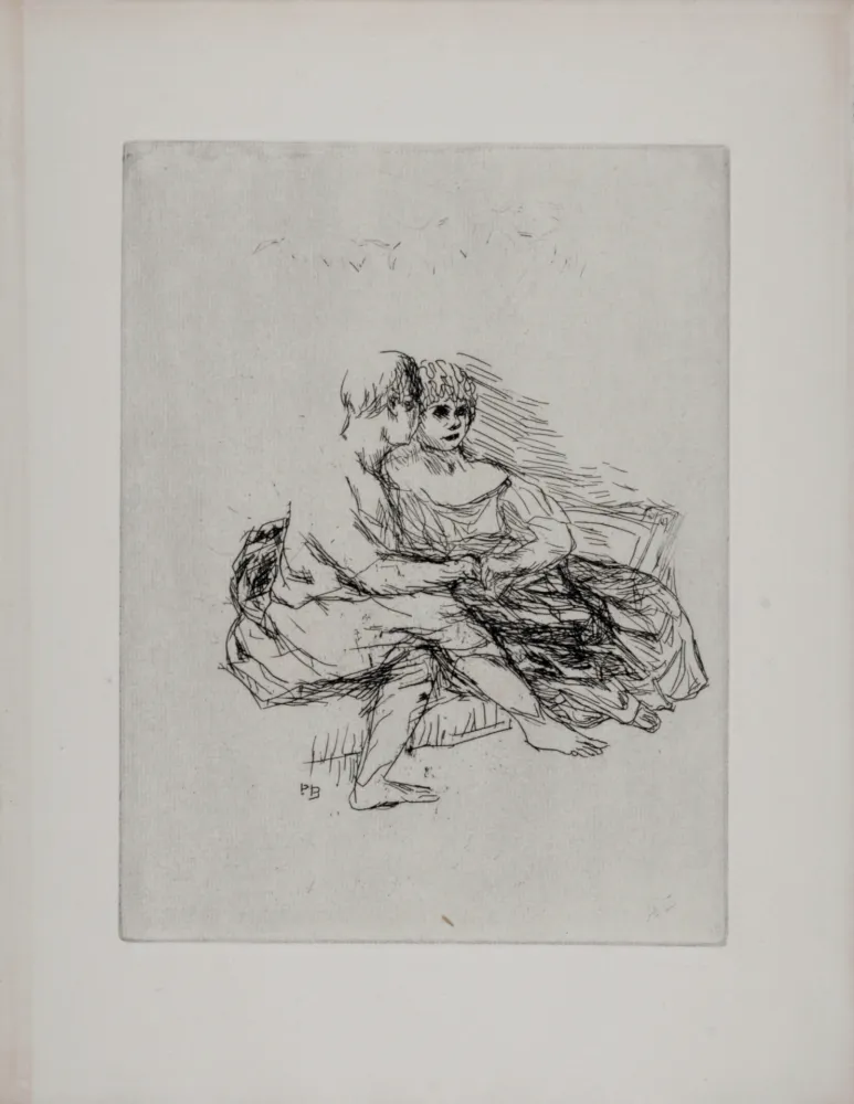 Engraving Bonnard - La Vie de Sainte Monique (E), 1930