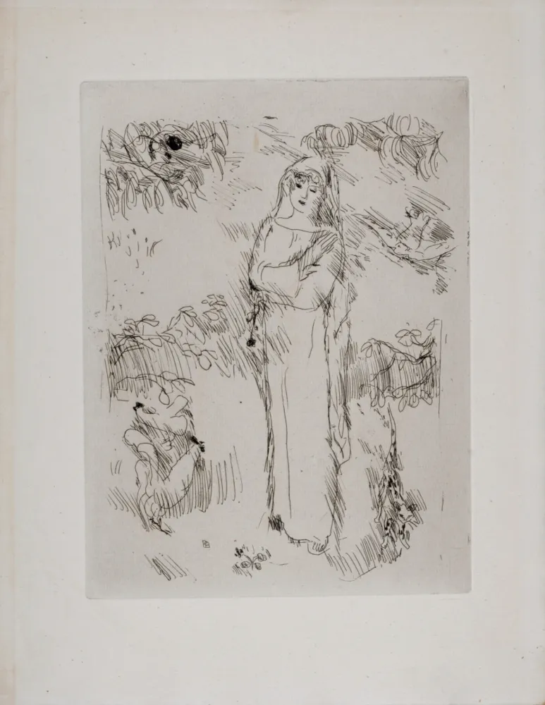 Engraving Bonnard - La Vie de Sainte Monique (H), 1930