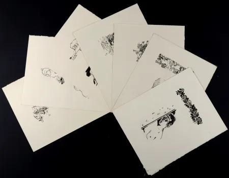 Woodcut Bonnard - La Vie de Sainte Monique, Suite de bois non utilisés #II, 1930