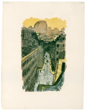 Lithograph Bonnard - Quelques aspects de la vie de Paris 11