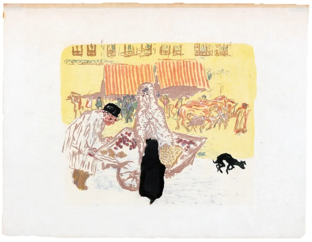 Lithograph Bonnard - Quelques aspects de la vie de Paris 5
