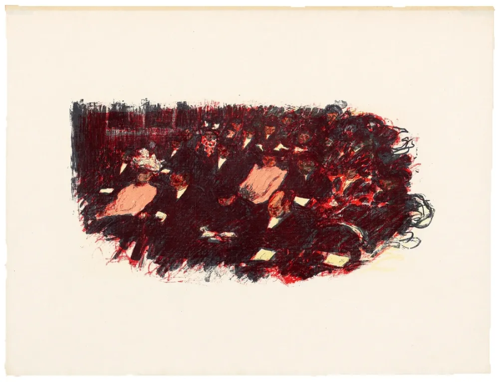 Lithograph Bonnard - Quelques aspects de la vie de Paris 7