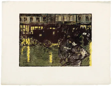 Lithograph Bonnard - Quelques aspects de la vie de Paris 8