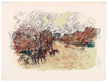 Lithograph Bonnard - Quelques aspects de la vie de Paris 9