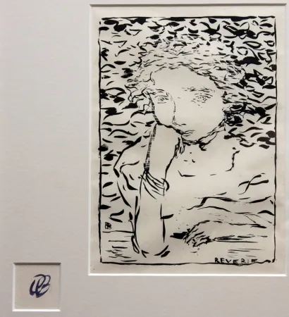 Lithograph Bonnard - Reverie