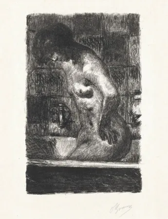 Etching Bonnard - The Bathers