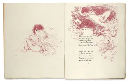 Illustrated Book Bonnard - Verlaine. PARALLÈLEMENT. 109 lithographies originales (Vollard 1900)