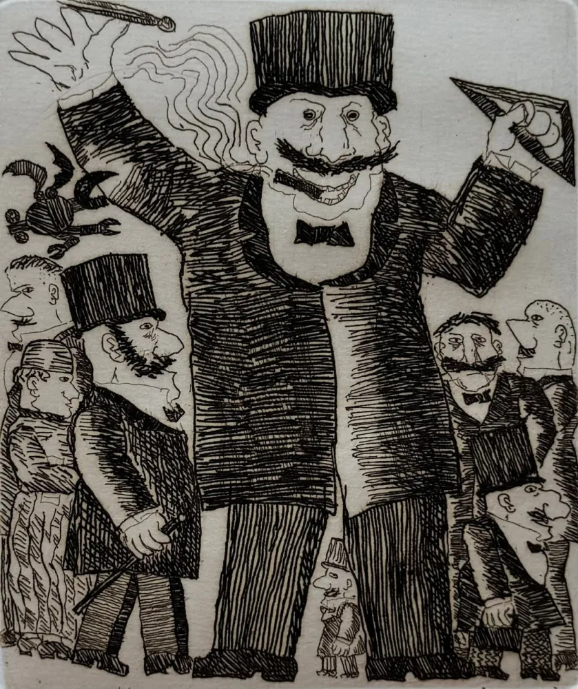 Engraving Borghese - L'idea 