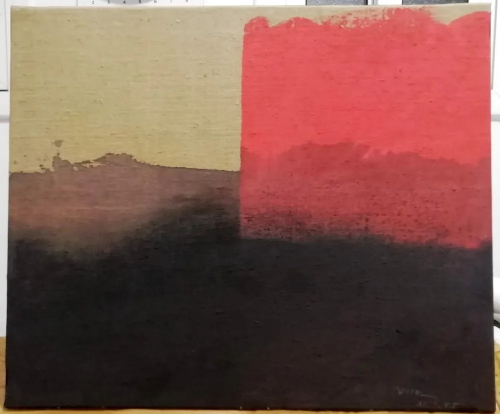 No Technical Borrell Palazón - Estructura rosa sobre negre