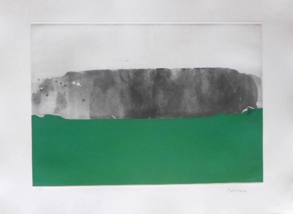 Etching Borrell Palazón - Paisatge 1