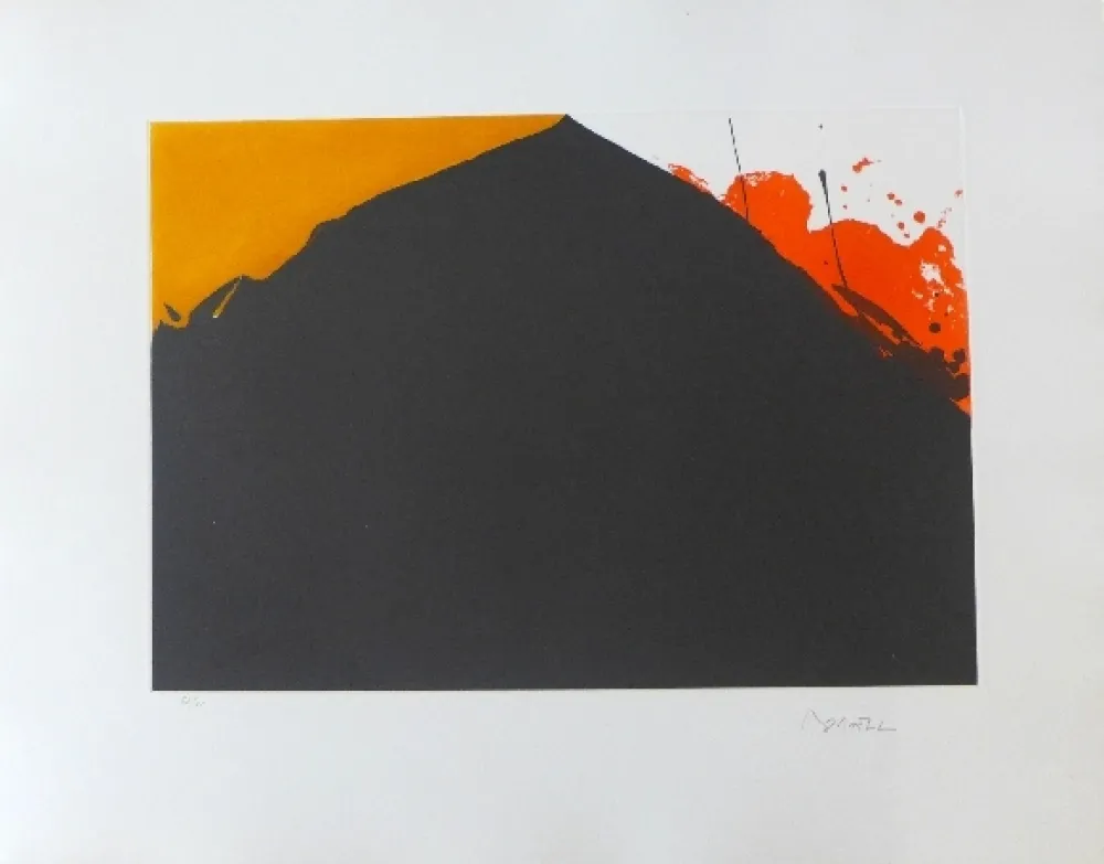 Etching Borrell Palazón - Records de paisatge 1