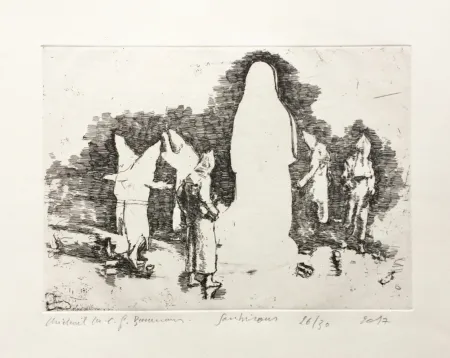 Etching Borremans - Soubirous