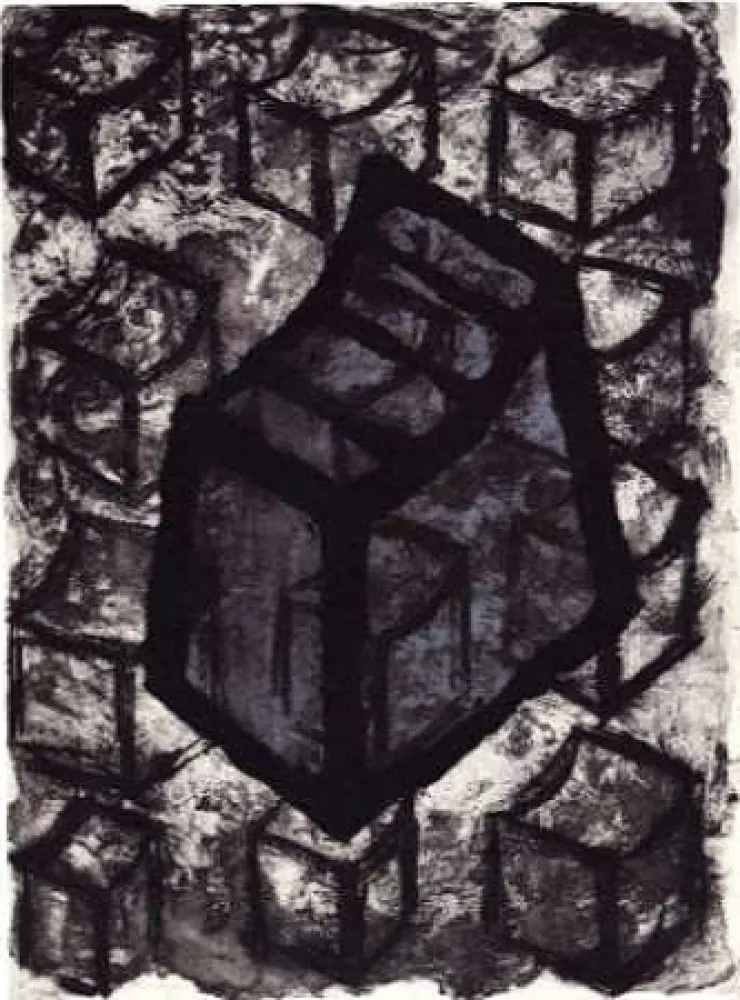 Etching Boshier - Contained Though II. Flow