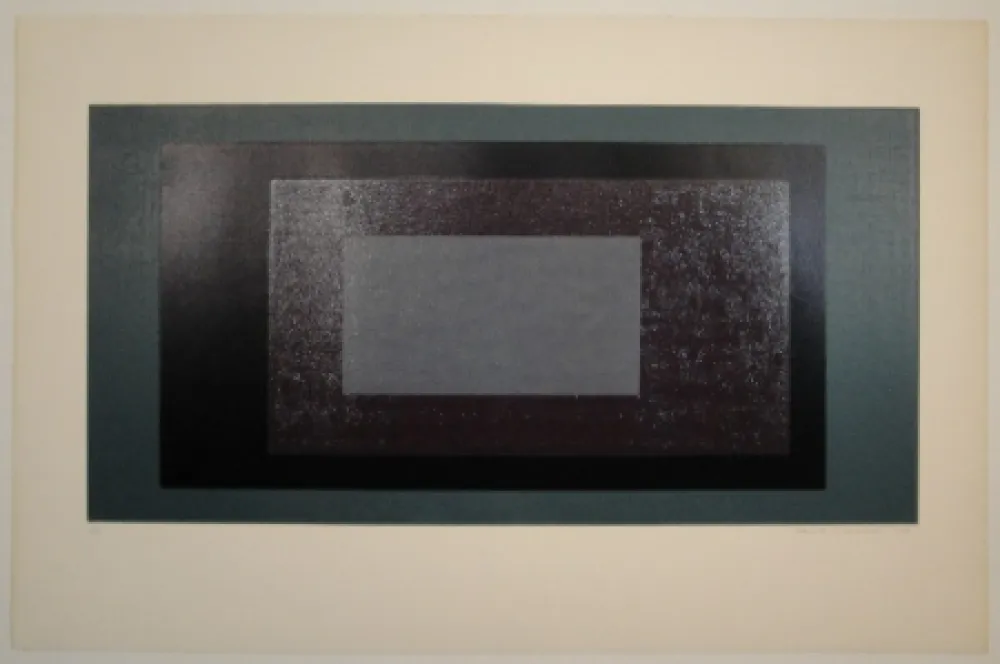 Woodcut Bosshard - Holztafeldruck (vierfarbig). 