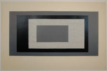 Woodcut Bosshard - Holztafeldruck (vierfarbig). 