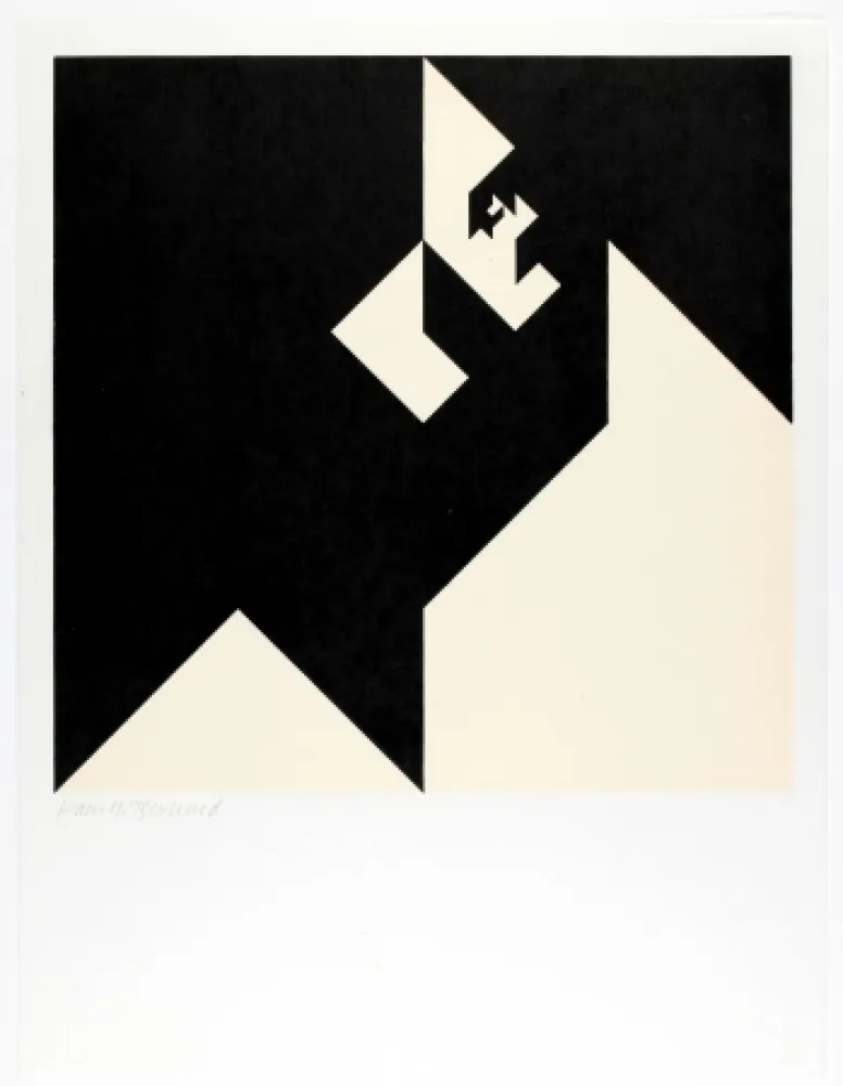 Woodcut Bosshard - Variation 10