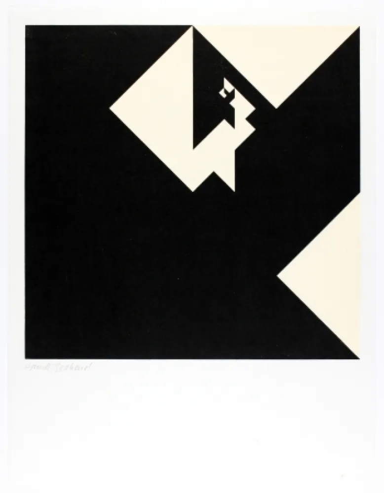 Woodcut Bosshard - Variation 9