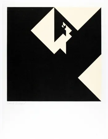 Woodcut Bosshard - Variation 9