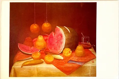 Lithograph Botero - Nature morte