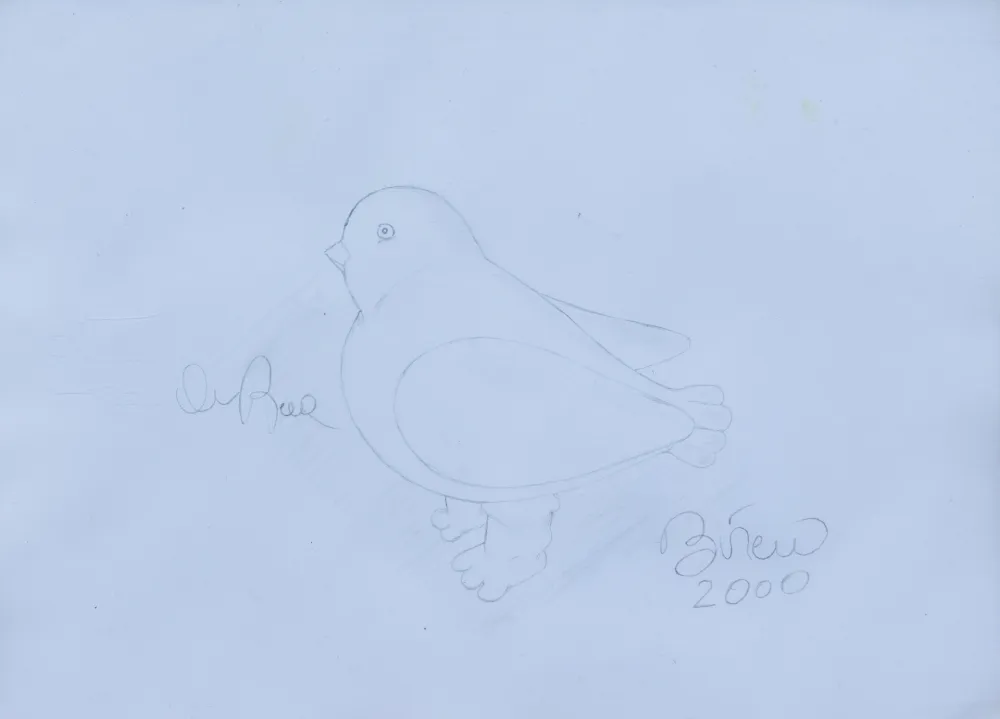 Screenprint Botero - Paloma, 2000