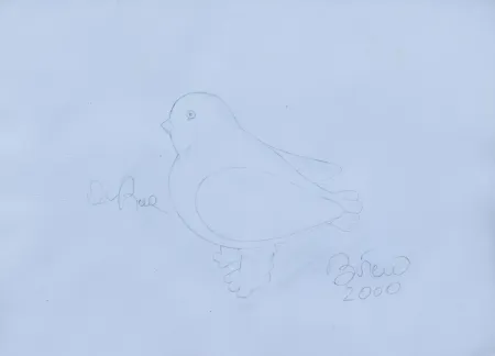 Screenprint Botero - Paloma, 2000