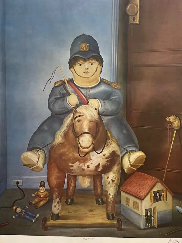 Lithograph Botero - Pedrito