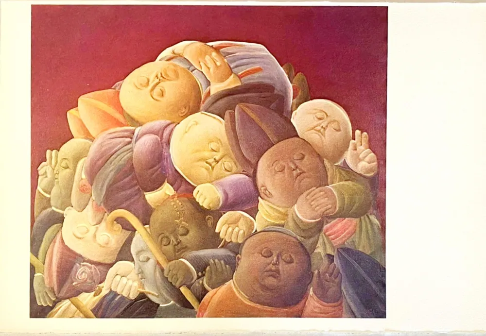 Lithograph Botero - Untitled