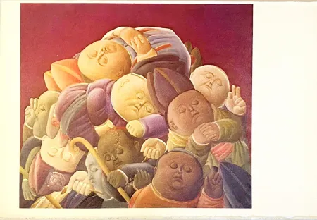 Lithograph Botero - Untitled