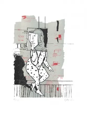 Lithograph Botti  - Figure